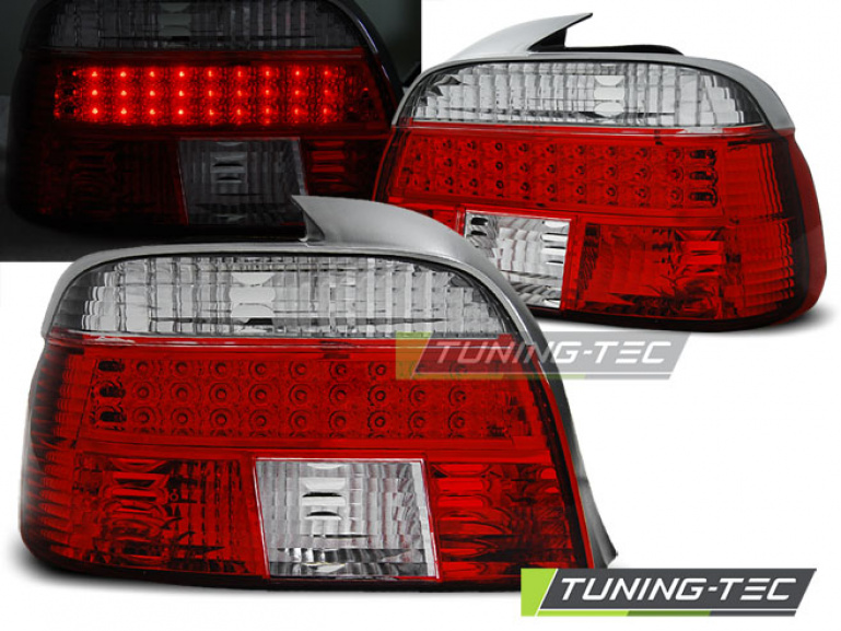LED Upgrade Design Rückleuchten für BMW 5er E39 95-00 rot/klar